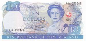 10 Dollar 1990